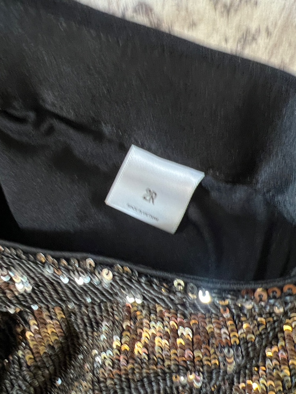 Express Metallic Sequin pants with pockets - Bronze - Picture 10 of 11